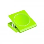 VZ Rectangle Shaped Fridge Magnet With Clip - Green 1.2" by 1.4" (LxW)