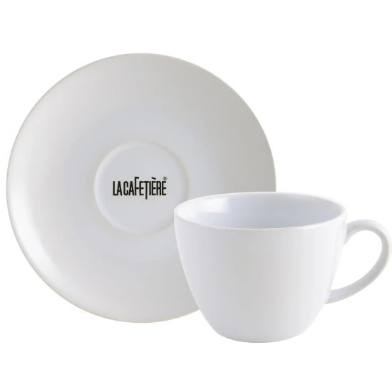 Shop quality La Cafetière Decal ceramic Coffee Cup and Saucer, White, 450ml (15 fl oz) in Kenya from vituzote.com Shop in-store or online and get countrywide delivery!