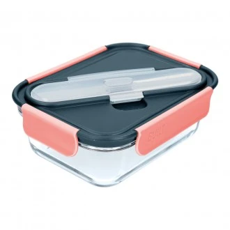 Built Tropics Glass Leak-proof Lunch Box with Cutlery, 900ml