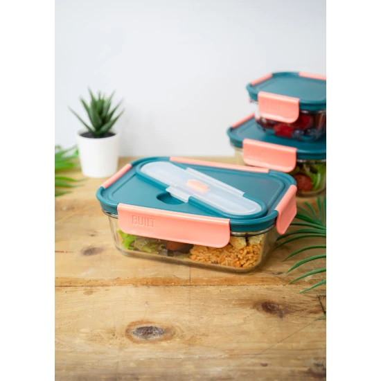 Shop quality Built Tropics Glass Leak-proof Lunch Box with Cutlery, 900ml in Kenya from vituzote.com Shop in-store or online and get countrywide delivery!