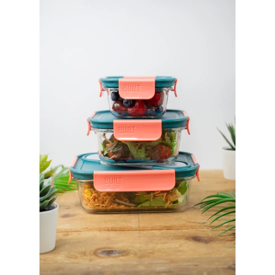 Shop quality Built Tropics Glass Leak-proof Lunch Box with Cutlery, 900ml in Kenya from vituzote.com Shop in-store or online and get countrywide delivery!
