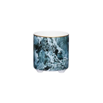Kitchen Craft Ceramic  Marble Planter ( 10 cm x 10.5cm)