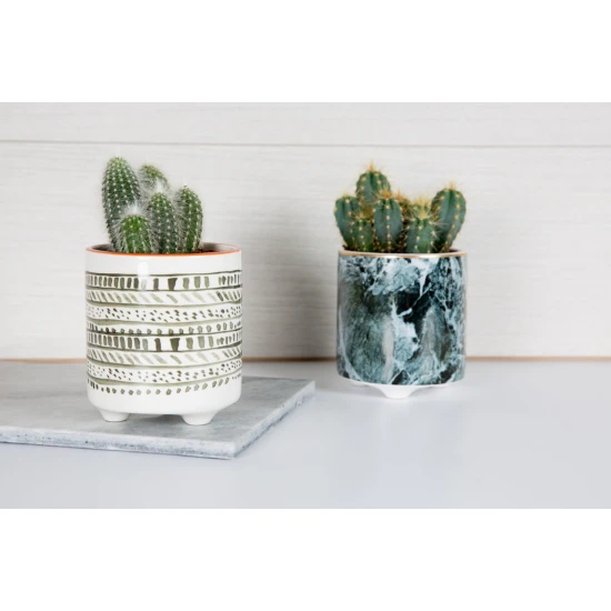 Shop quality Kitchen Craft Ceramic  Marble Planter ( 10 cm x 10.5cm) in Kenya from vituzote.com Shop in-store or online and get countrywide delivery!