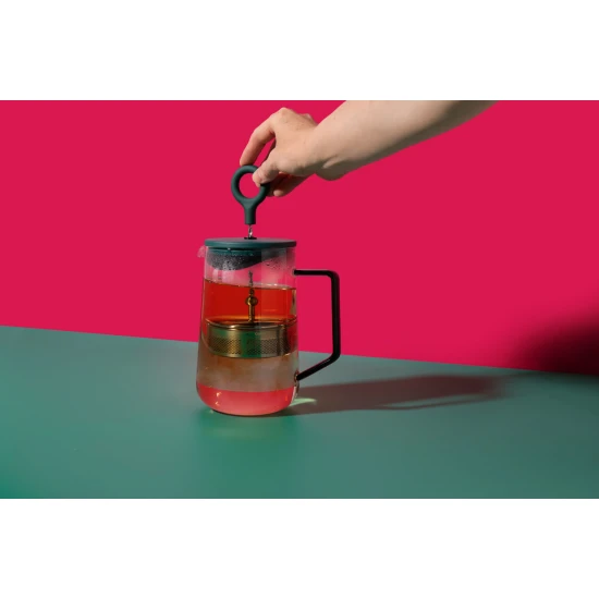 Shop quality La Cafetière  Gyro  4 Cup Glass Spinning Tea Infuser with Green Lid, 1.25L in Kenya from vituzote.com Shop in-store or online and get countrywide delivery!