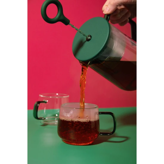 Shop quality La Cafetière  Gyro  4 Cup Glass Spinning Tea Infuser with Green Lid, 1.25L in Kenya from vituzote.com Shop in-store or online and get countrywide delivery!