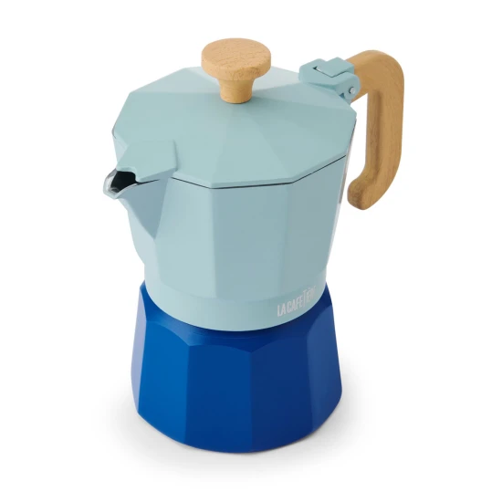 Shop quality La Cafetière Venice 3 Cup Espresso Maker- Aluminium, Sky Blue, Two Tone in Kenya from vituzote.com Shop in-store or online and get countrywide delivery!