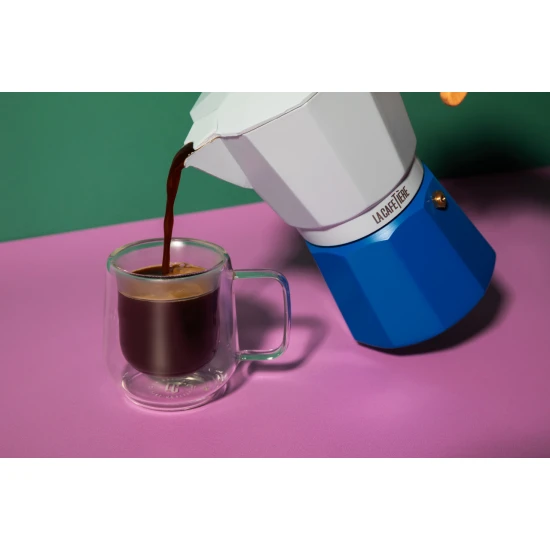 Shop quality La Cafetière Venice 6 Cup Espresso Maker- Aluminium, Sky Blue, Two Tone in Kenya from vituzote.com Shop in-store or online and get countrywide delivery!