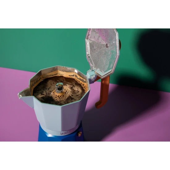 Shop quality La Cafetière Venice 6 Cup Espresso Maker- Aluminium, Sky Blue, Two Tone in Kenya from vituzote.com Shop in-store or online and get countrywide delivery!