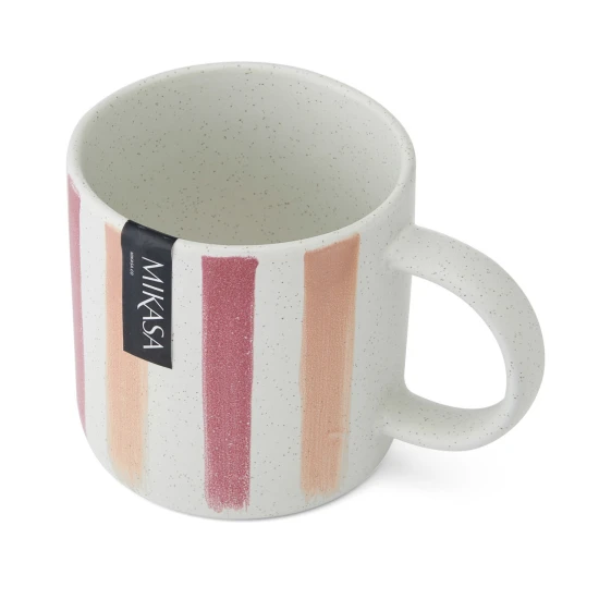 Shop quality Mikasa Pink and Red Stripe Mug, 380ML in Kenya from vituzote.com Shop in-store or online and get countrywide delivery!