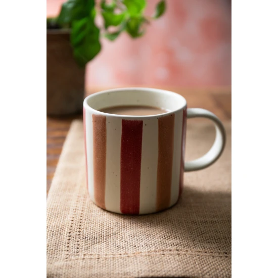 Shop quality Mikasa Pink and Red Stripe Mug, 380ML in Kenya from vituzote.com Shop in-store or online and get countrywide delivery!