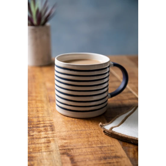 Shop quality Mikasa Striped Stoneware Mug, 390ml in Kenya from vituzote.com Shop in-store or online and get countrywide delivery!