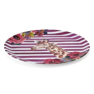Mikasa Wild at Heart Giraffe Round Tray, 36cm