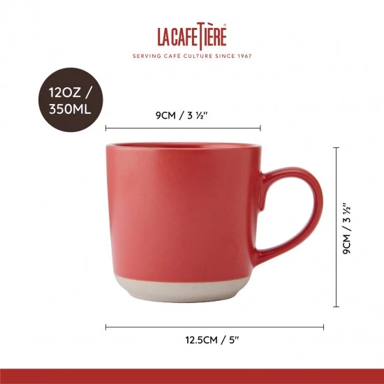 Shop quality La Cafetière Ceramic Coffee Mug, Red, 350ml in Kenya from vituzote.com Shop in-store or online and get countrywide delivery!