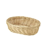 Neville Genware Oval Polywicker Basket 22.5 x 15.5 x 6.5cm