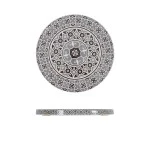 Neville Genware Grey Marrakesh Melamine Round Slab, 28.5cm