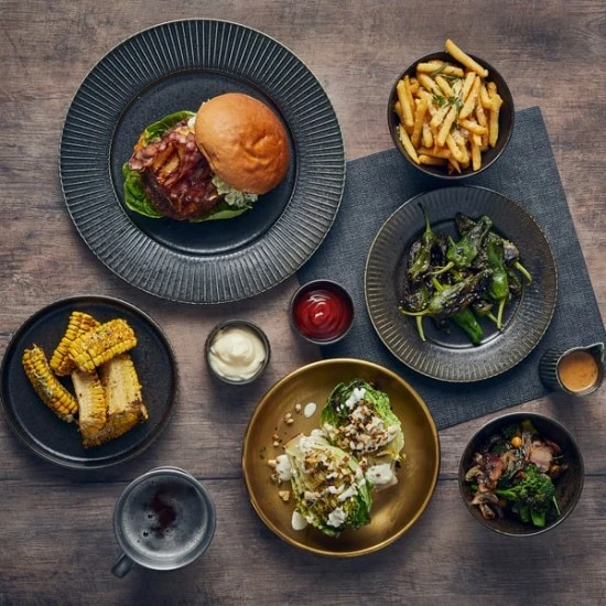 Shop quality Neville Genware Terra Porcelain Black Fluted Presentation Plate, 20.5cm in Kenya from vituzote.com Shop in-store or online and get countrywide delivery!