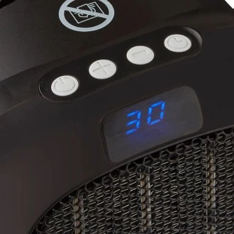 Swan Plug in Wall Heater - Black