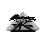 Zuri Acacia Tree Design Serviette Napkin Holder, Made in Kenya