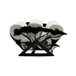 Zuri Acacia Tree Design Toilet Roll Holder ( Up to 7 Rolls)