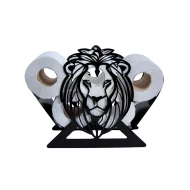 Zuri Lion Design Toilet Roll Holder ( Up to 7 Rolls)