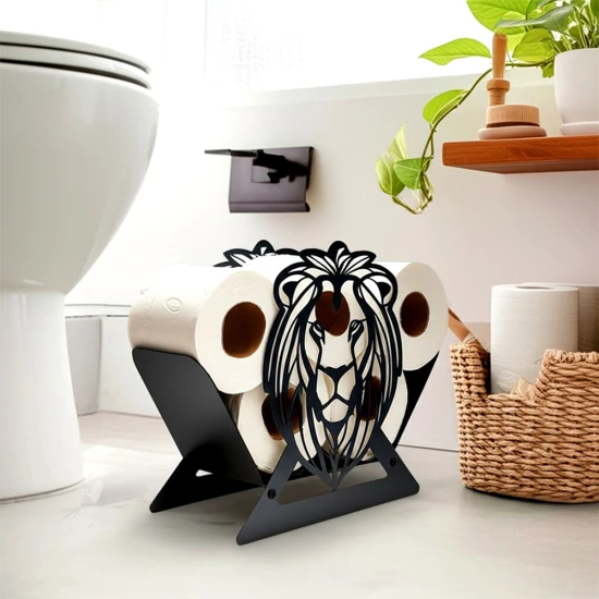 Shop quality Zuri Lion Design Toilet Roll Holder ( Up to 7 Rolls) in Kenya from vituzote.com Shop in-store or online and get countrywide delivery!