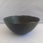 Dunelm Matte Black Organic Serving Bowl 