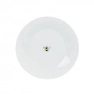 Dunelm Bee 19cm Porcelain Side Plate
