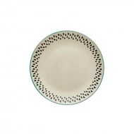 Dunelm Global Teal Stoneware Dinner Plate, 27cm