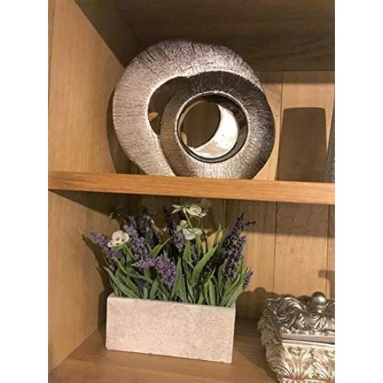 Shop quality Dunelm Ceramic Textured Circles Sculpture Ornament, Silver, 22 cm in Kenya from vituzote.com Shop in-store or online and get countrywide delivery!