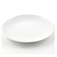 Dunelm Porcelain Dinner Plate, 27 cm Purity White