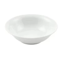 Dunelm Porcelain Cereal Bowl, Purity White