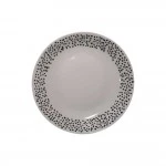 Dunelm Porcelain Pasta Bowl -Speckles Black and White- 20.5 cm