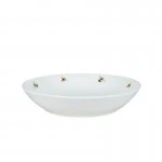 Dunelm 21CM Porcelain Pasta Bowl-Bee