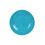 Dunelm Porcelain Polka Dot Side Plate,7.5 inch Teal
