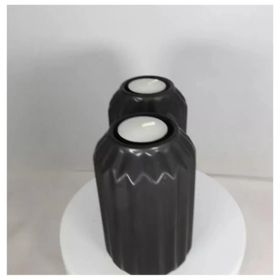 Shop quality Dunelm Fluted Tealight Holder, 14cm Black in Kenya from vituzote.com Shop in-store or online and get countrywide delivery!