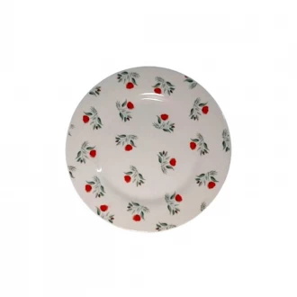 Dunelm Ditsy Poppy Porcelain Side Plate, 7.5 Inches
