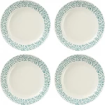 Dunelm Polka Dot Set of 4 Pasta Bowls - Teal