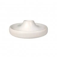 Dunelm White Ceramic Candle Holder