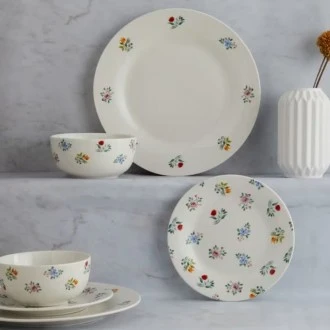 Dunelm Ditsy Floral Dinner Plate, 27 cm