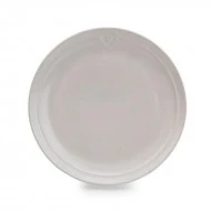 Dunelm Hearts Side Plate, White