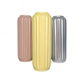 Dunelm Fluted Vase 25 cm -Assorted Colors