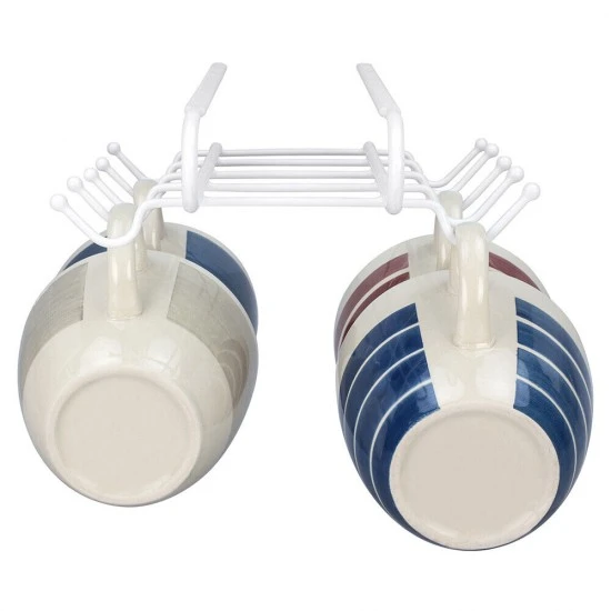 Home Basics Under the Shelf Mug Rack, White, CH41212 Shop quality Home Basics Under the Shelf Mug Rack, White in Kenya from vituzote.com Shop in-store or online and get countrywide delivery!