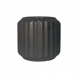 Dunelm Fluted Ribbed Ceramic  Assorted Vase ,11cm