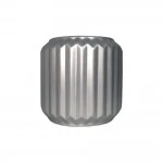 Dunelm Fluted Ribbed Ceramic  Assorted Vase ,11cm