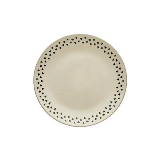 Shop quality Dunelm Global Stoneware Dinner Plate, Grey/Cream 27cm in Kenya from vituzote.com Shop in-store or online and get countrywide delivery!