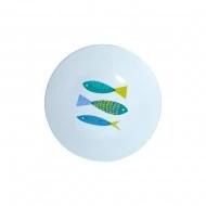 Dunelm Fish Pattern Side Plate