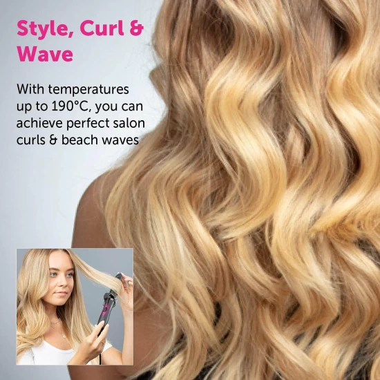 Tower Carmen Neon 25mm Curling Tong Graphite/Pink, C81068 Shop quality Tower Carmen Neon 25mm Curling Tong Graphite/Pink in Kenya from vituzote.com Shop in-store or online and get countrywide delivery!