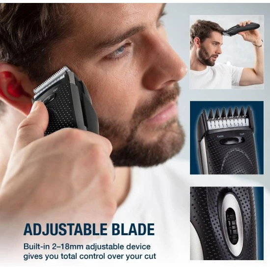 Carmen Signature Men’s Hair Clipper with Adjustable Cutting Lengths & Cordless Operation, Black, C81104 Shop quality Carmen Signature Men’s Hair Clipper with Adjustable Cutting Lengths & Cordless Operation, Black in Kenya from vituzote.com Shop in-store or online and get countrywide delivery!