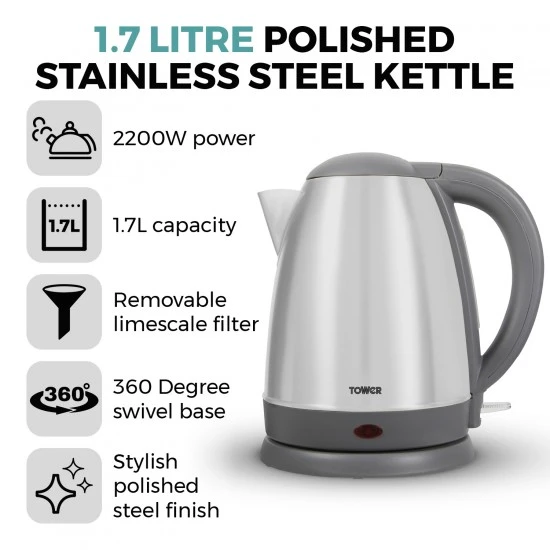 Shop quality Presto Polished Stainless Steel Kettle, 1.7L in Kenya from vituzote.com Shop in-store or online and get countrywide delivery!
