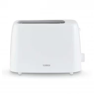 Tower  2 Slice Plastic Toaster White, 650W